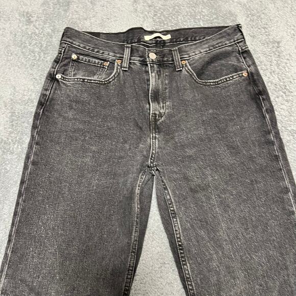 Levi’s Jeans Womens 30 Low Pro Straight High Rise Black Denim Pants - Picture 3 of 12